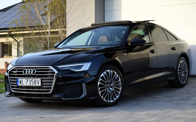 Audi A6 cena 167999 przebieg: 60000, rok produkcji 2020 z Łazy małe 742